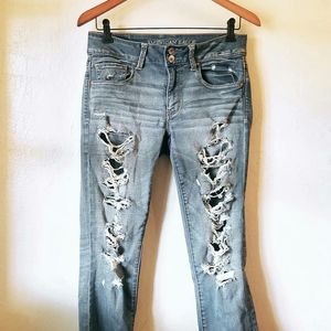 American Eagle Artist Crop Jeans